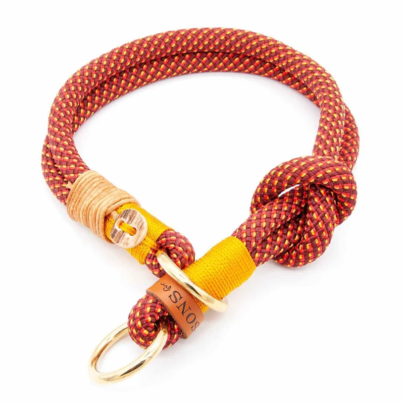 Hundehalsband Tau mit Zugstopp – 10mm