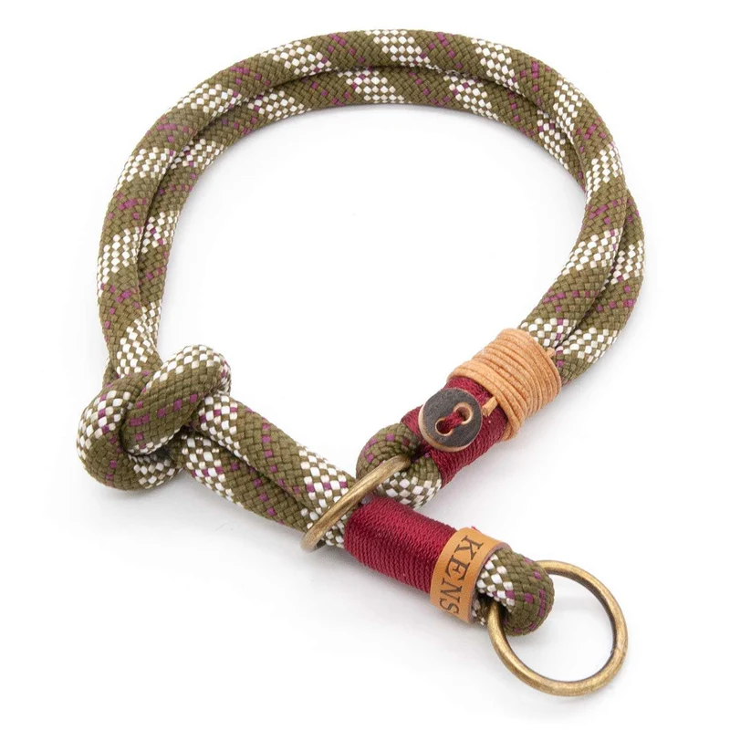 Hundehalsband Tau mit Zugstopp – 10mm