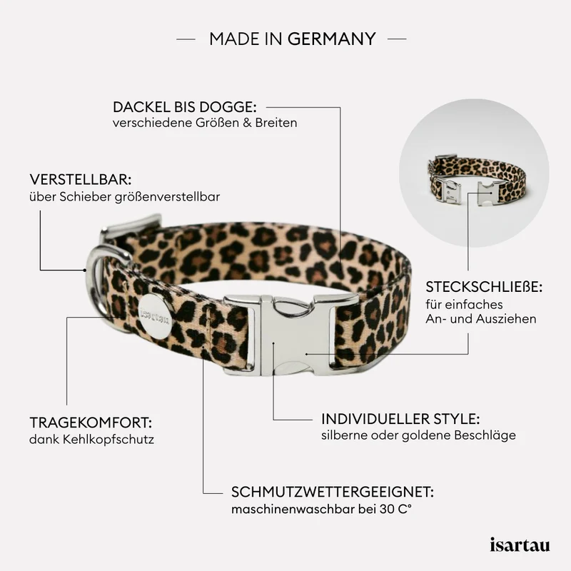 Designerhalsband LEO