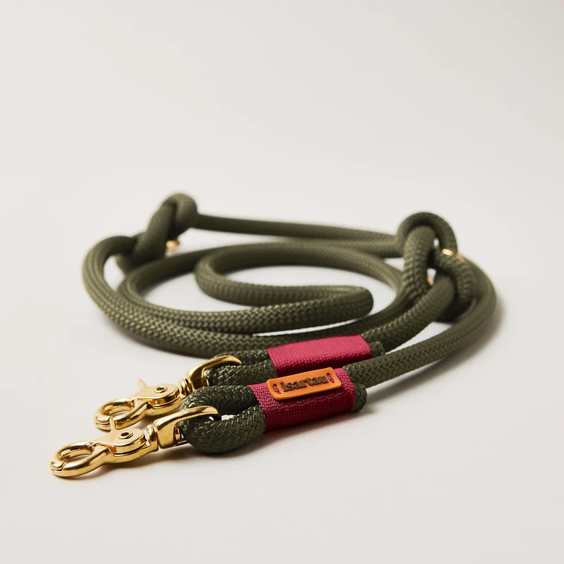 Tauleine Olive Grove BURGUNDER, 250 cm (Umhängeleine)