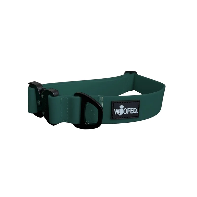 Halsband WOOFLEX® Tactical verstellbar ohne Griff Hunting Green