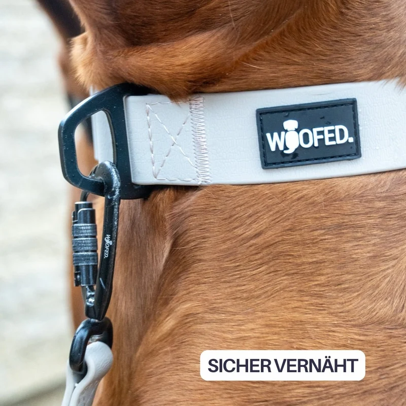 Halsband WOOFLEX® Tactical verstellbar ohne Griff Desert Sand
