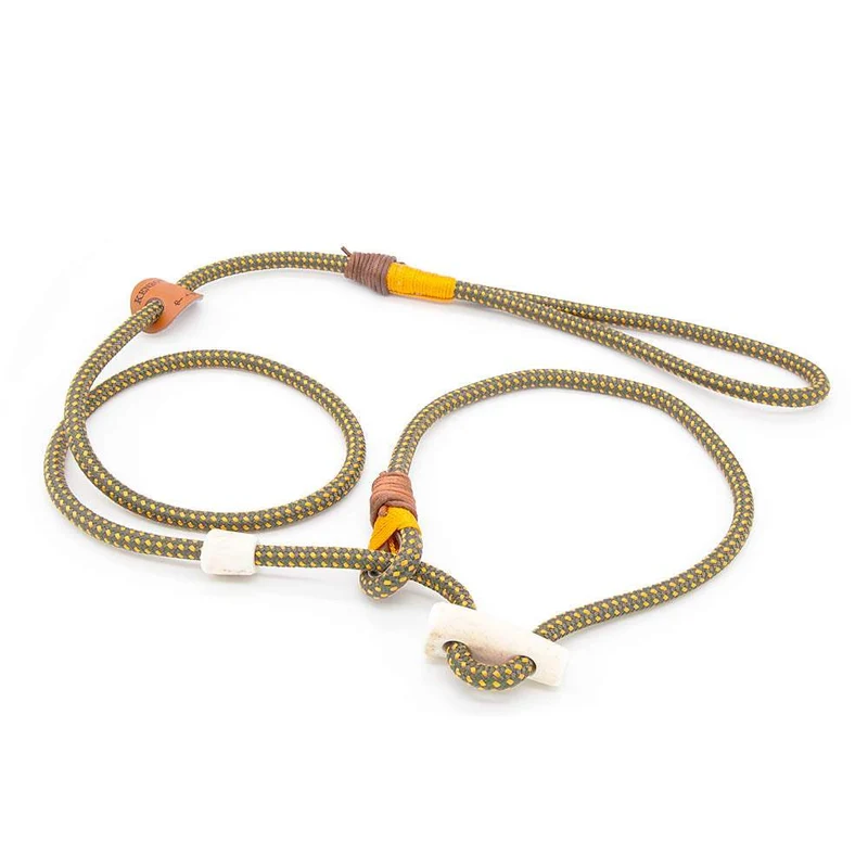 Retrieverleine 6mm Tau - Elegant-Style