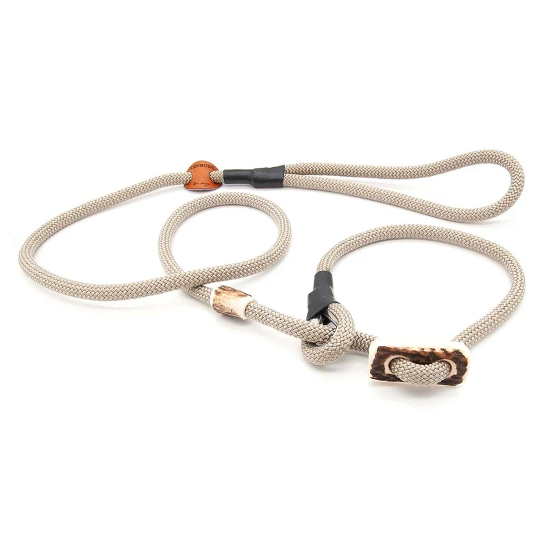 Retrieverleine 8mm Tau - Sporty-Style