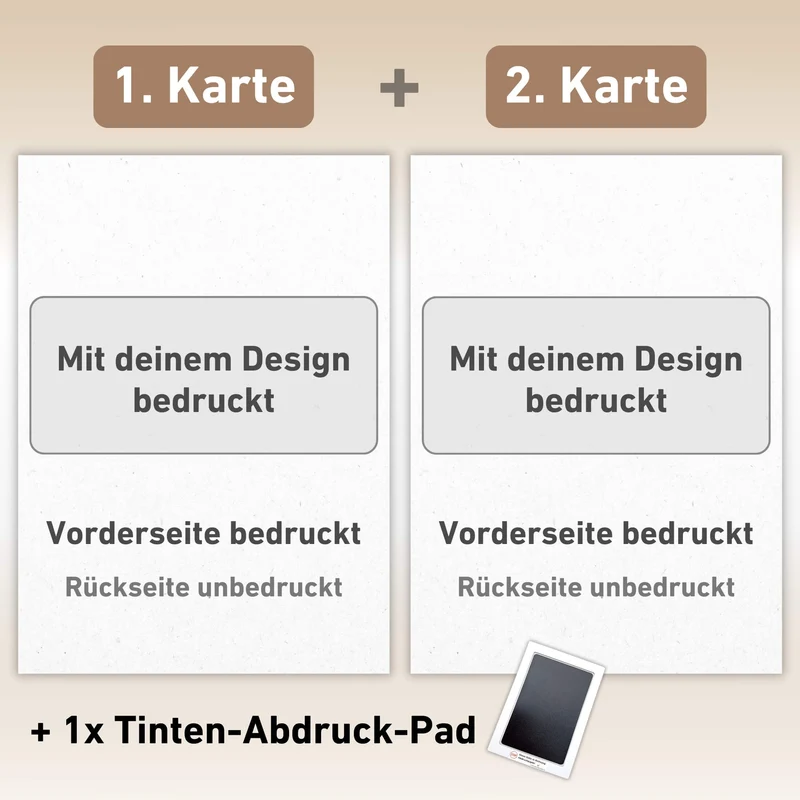 Pfotenabdruck mit Hundenamen | Verschiedene Designs