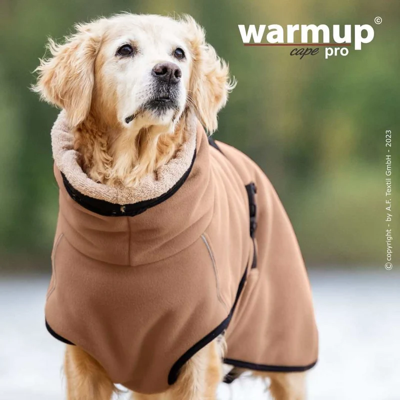WARMUP CAPE PRO® Wendecape Camel