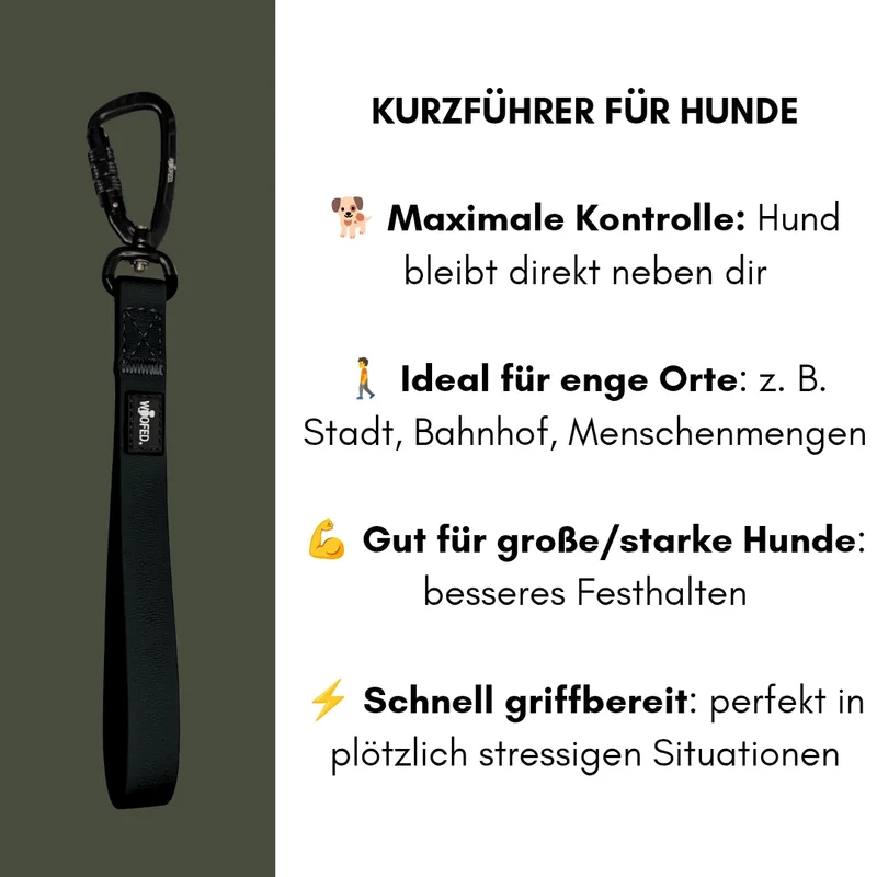 Kurzführer WOOFLEX® Phantom Black