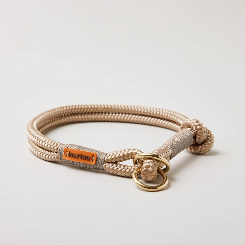 Zugstopp-Halsband Wood Owl SAND