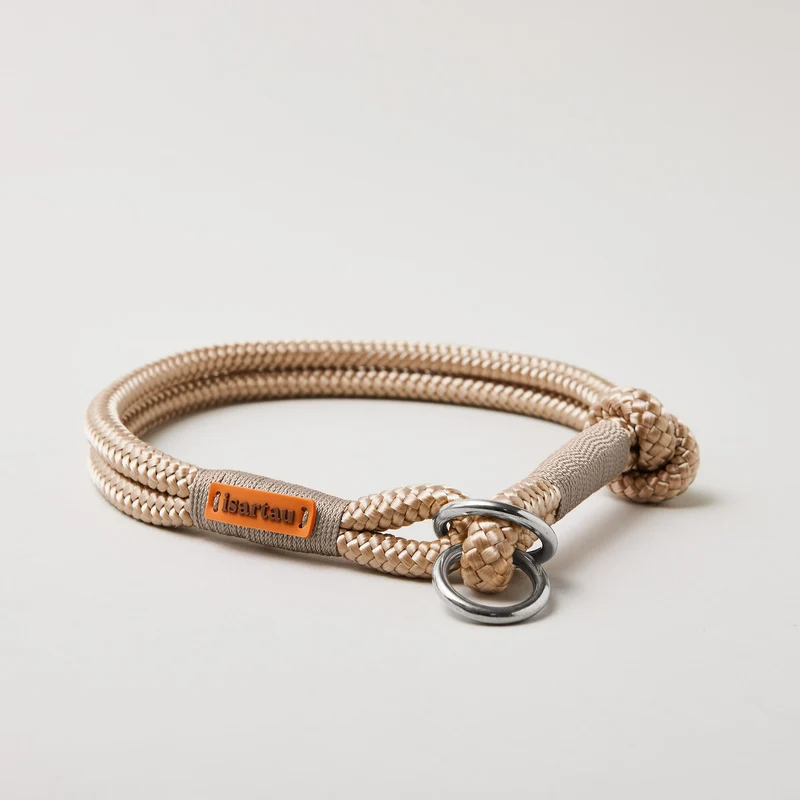 Zugstopp-Halsband Wood Owl SAND
