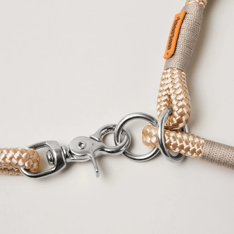Zugstopp-Halsband Wood Owl SAND