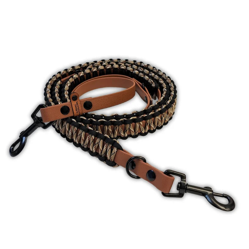 Leine mit Paracord | Desert Camo