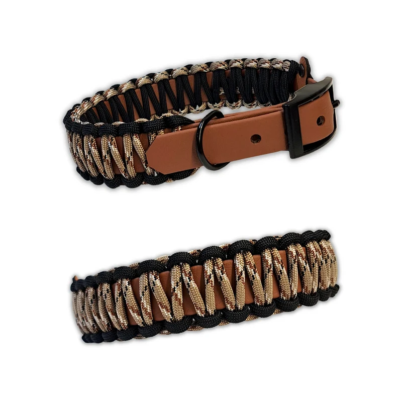Halsband mit Paracord | Desert Camo