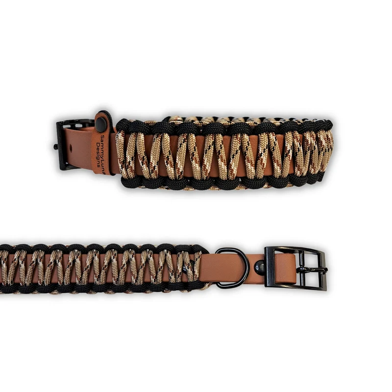 Halsband mit Paracord | Desert Camo