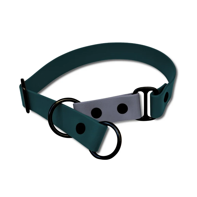 Zugstopp Halsband BioThane® Sports | Dark Green