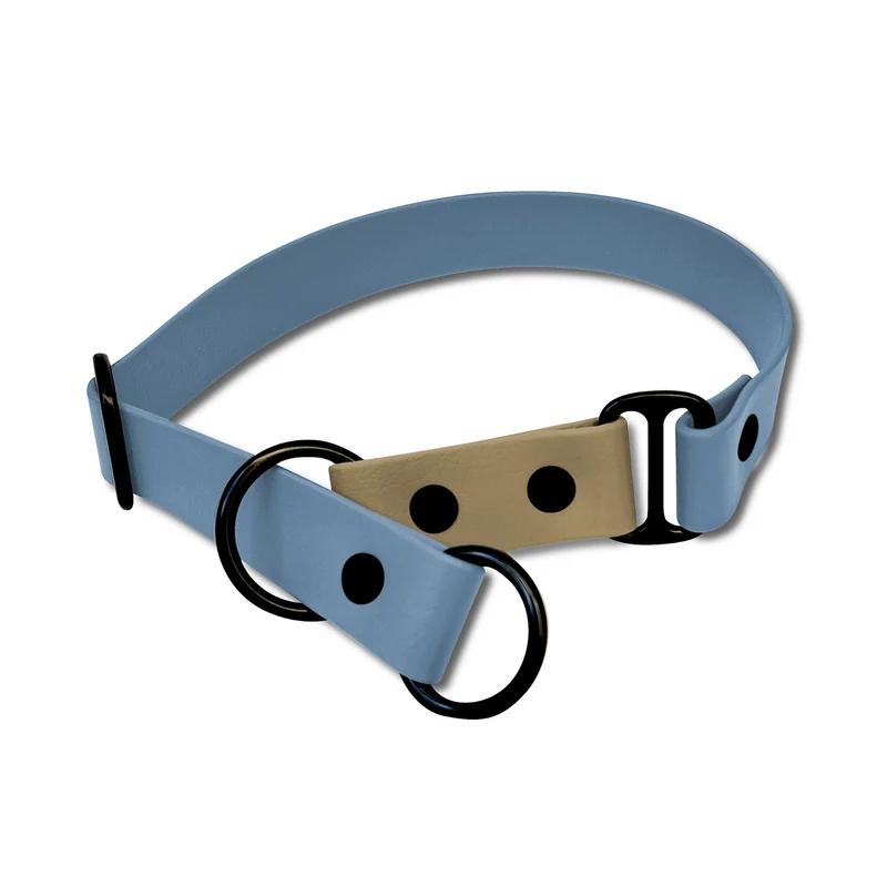 Zugstopp Halsband BioThane® Sports | Petrolblau