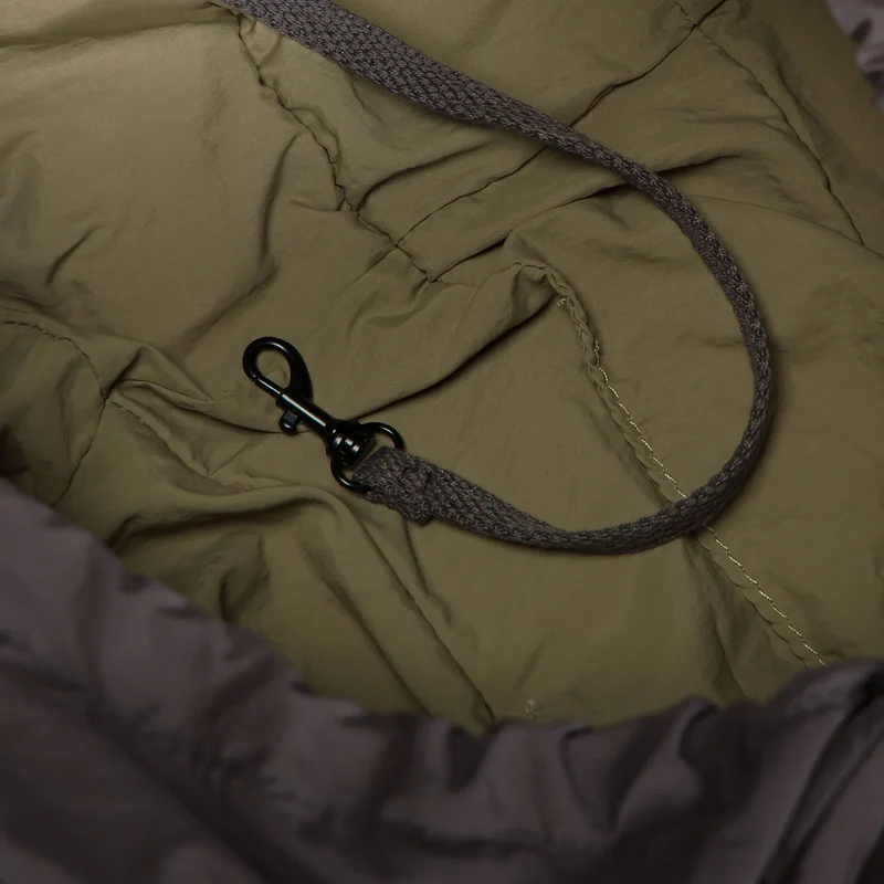 Hundeumhängetasche LTTL Puffer Dark Grey/Khaki