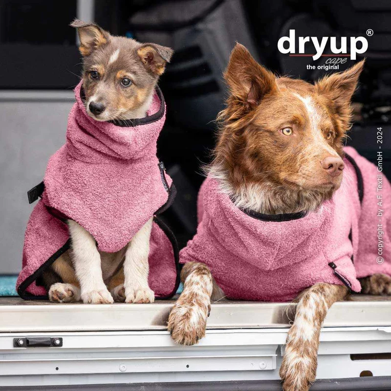 DRYUP CAPE® Hundebademantel Rosa