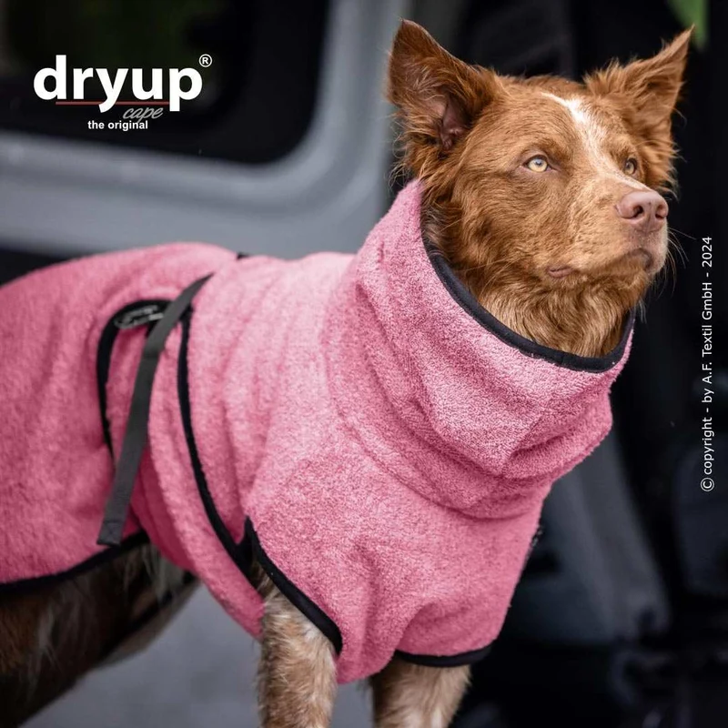 DRYUP CAPE® Hundebademantel Rosa
