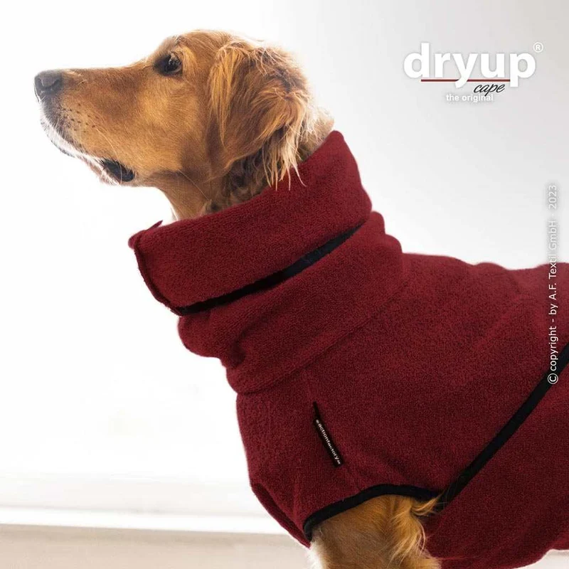 DRYUP CAPE® Hundebademantel Bordeaux