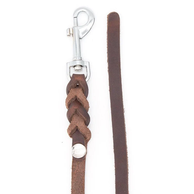 Mantrailing Leine Leder Trailleine