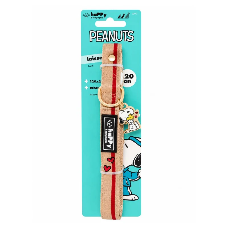 Hundeleine Snoopy Beige