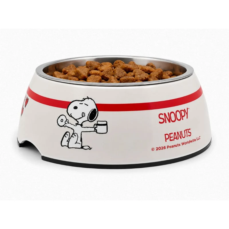 Hundenapf Snoopy Beige