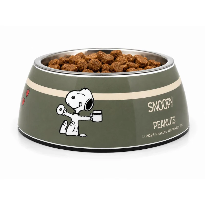 Hundenapf Snoopy Khaki