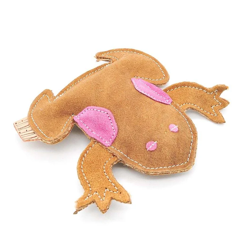 Hundespielzeug Wildleder Frosch