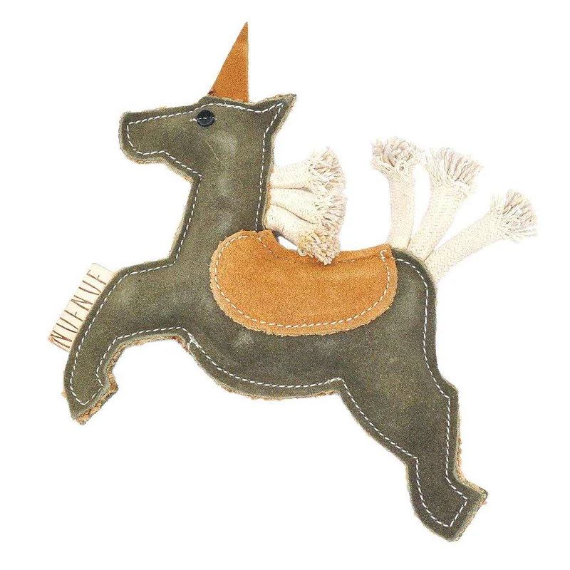 Hundespielzeug Wildleder Einhorn