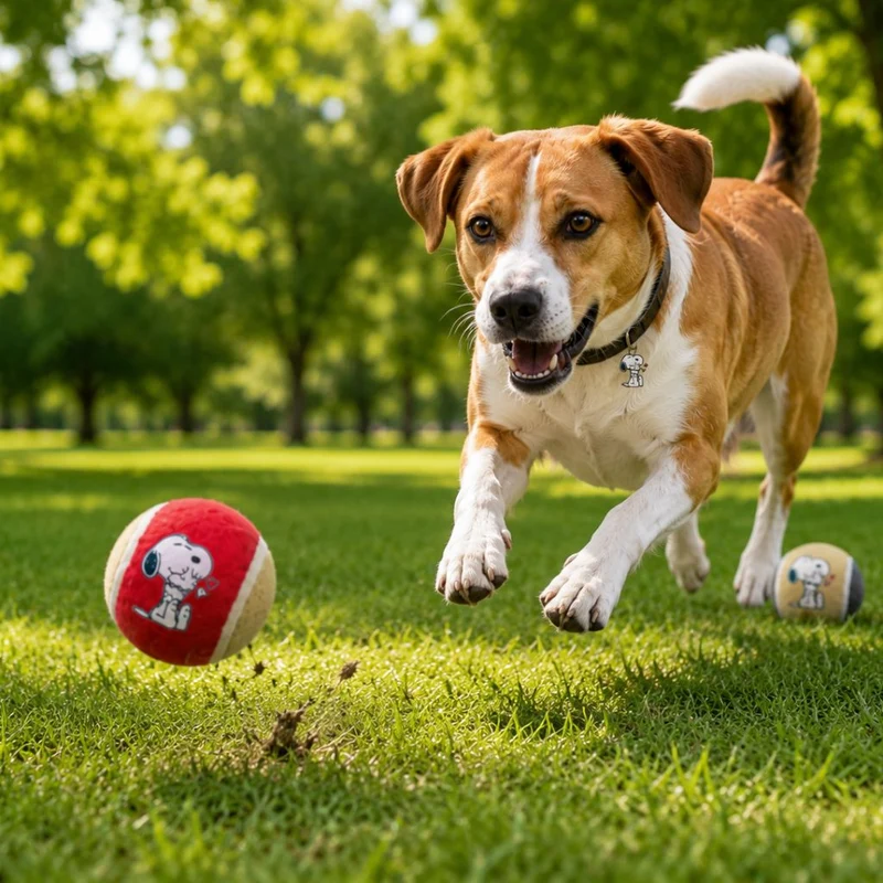 Hundespielzeug Snoopy Ball