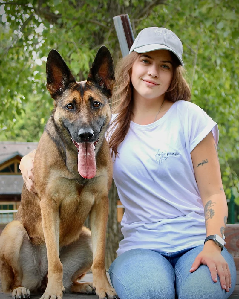 Dog Mom T-Shirt für Hundemamas