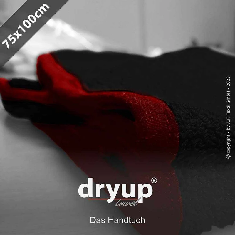 DRYUP® Hundehandtuch Schwarz