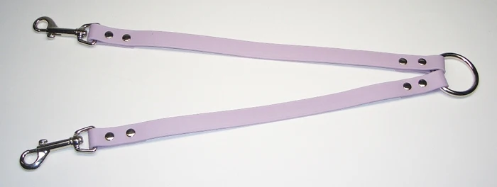Bellepet Biothane 2-er Koppel 30cm - Chrom