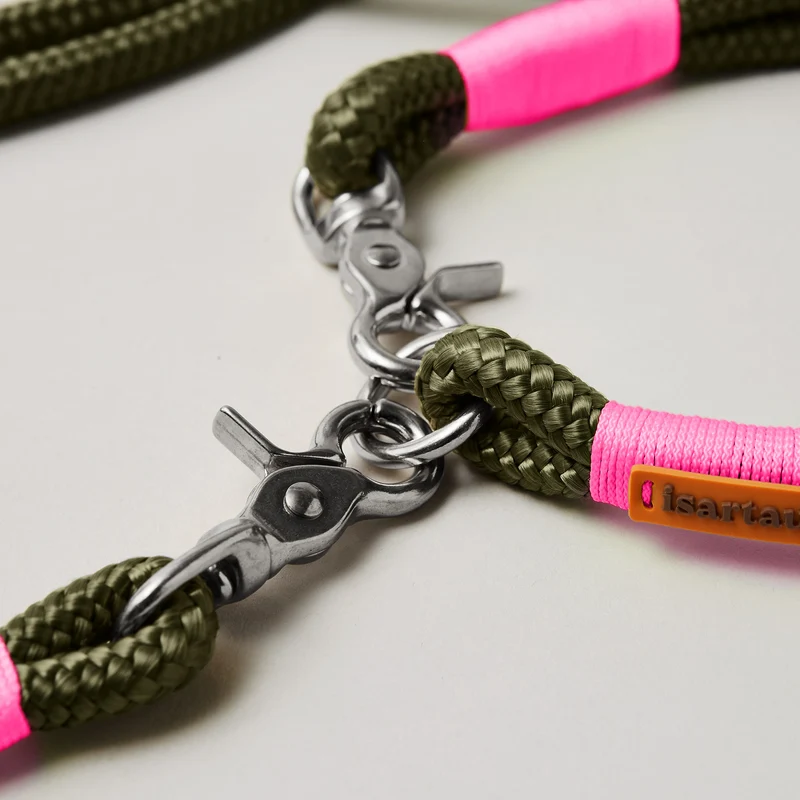 Festes Halsband Olive Grove NEONPINK