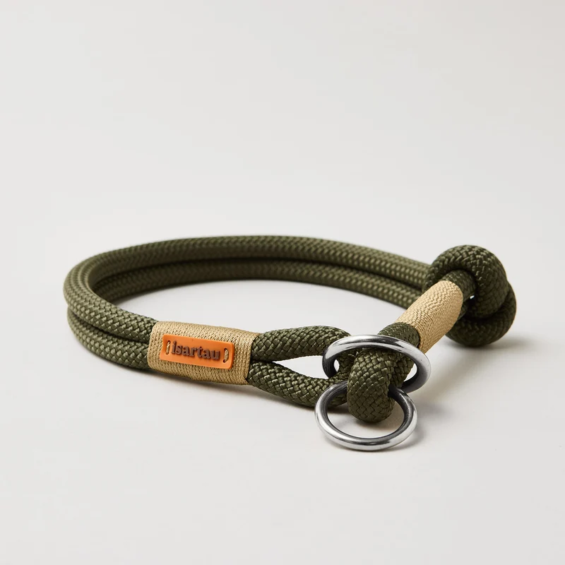 Zugstopp-Halsband Olive Grove GOLD