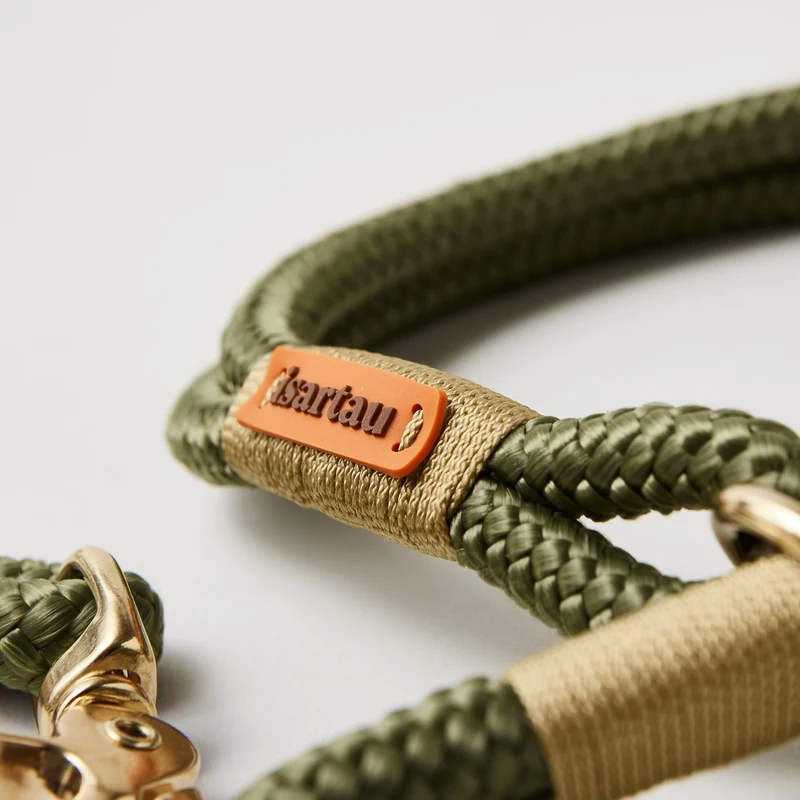 Zugstopp-Halsband Olive Grove GOLD