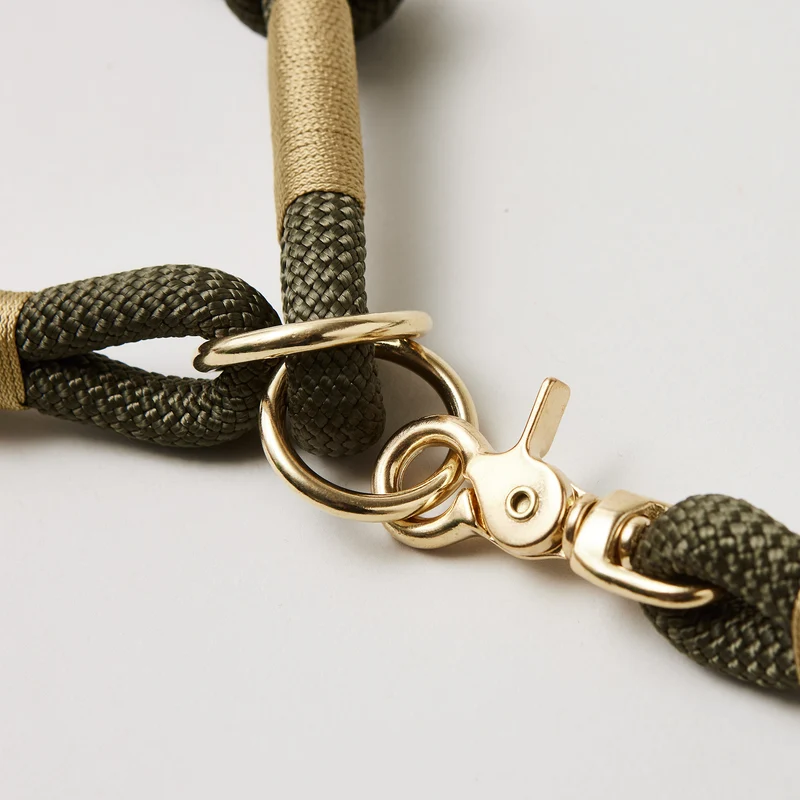 Zugstopp-Halsband Olive Grove GOLD