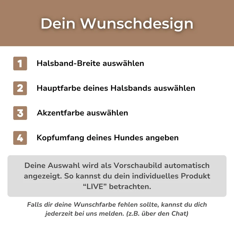 Zugstopp Halsband | Biothane Sports *DESIGN YOUR OWN*