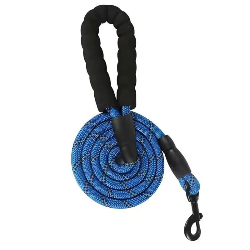 Nylon Hundeleine mit weichem Griff aus Polsterschaum 150cm Länge
