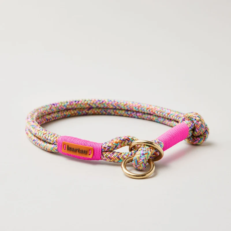 Zugstopp-Halsband Easy Summer NEONPINK