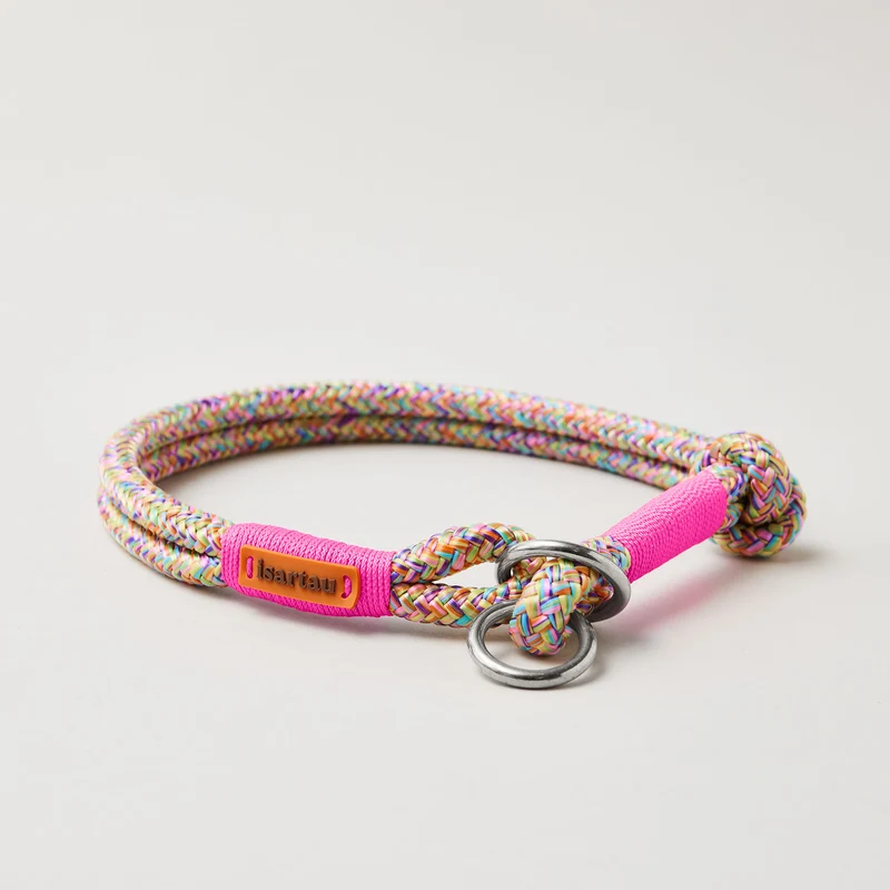 Zugstopp-Halsband Easy Summer NEONPINK