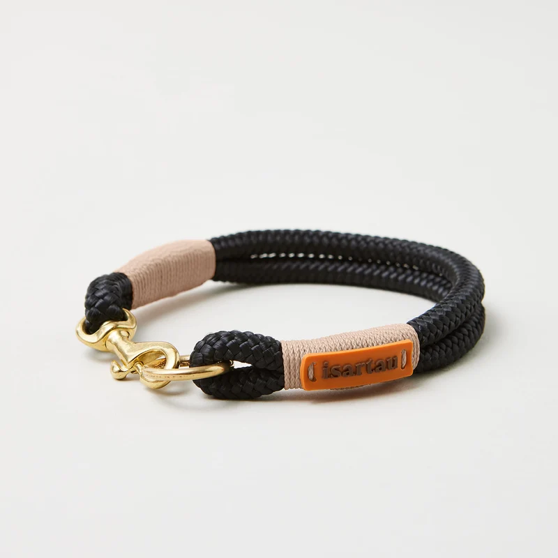 Festes Halsband Black Mamba BEIGE