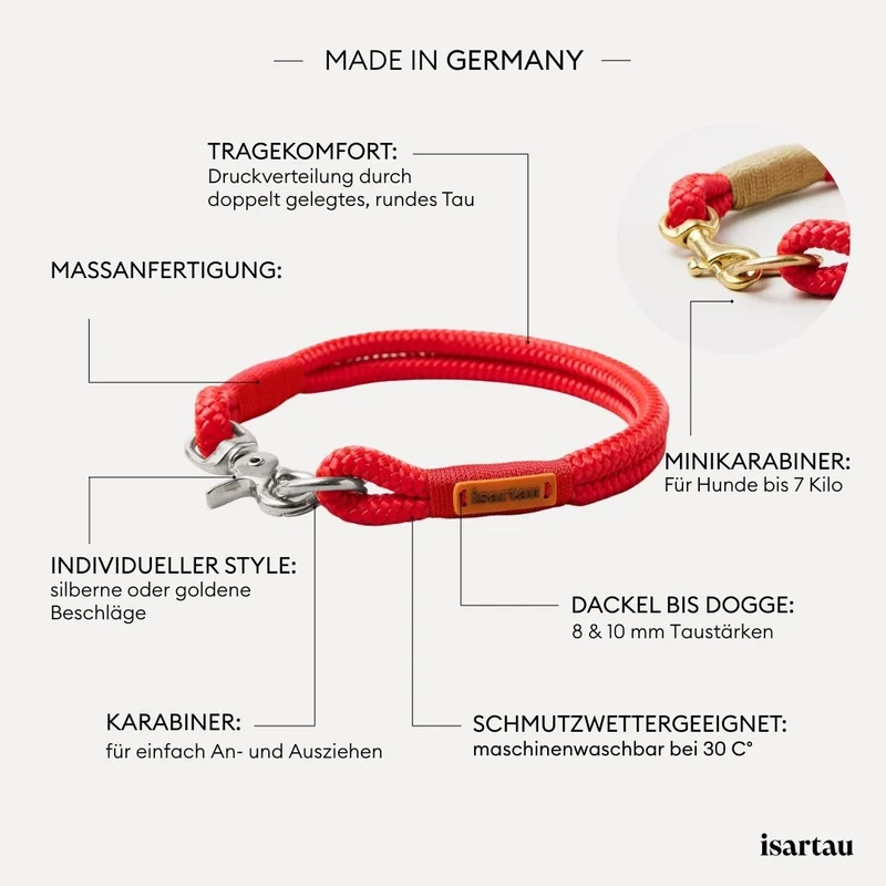 Festes Halsband Red Fairy ROT