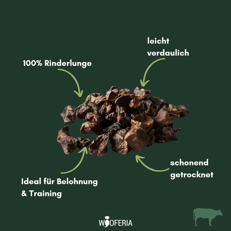 Rinderlunge Würfel Mini
