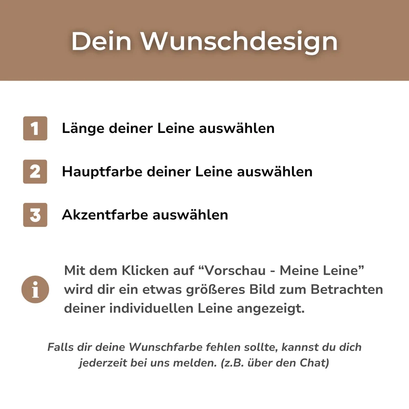 Hundeleine BioThane Sport-Edition *DESIGN YOUR OWN*
