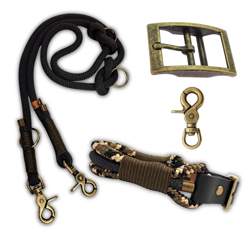 Tau-Halsband | Anthrazit-Camouflage