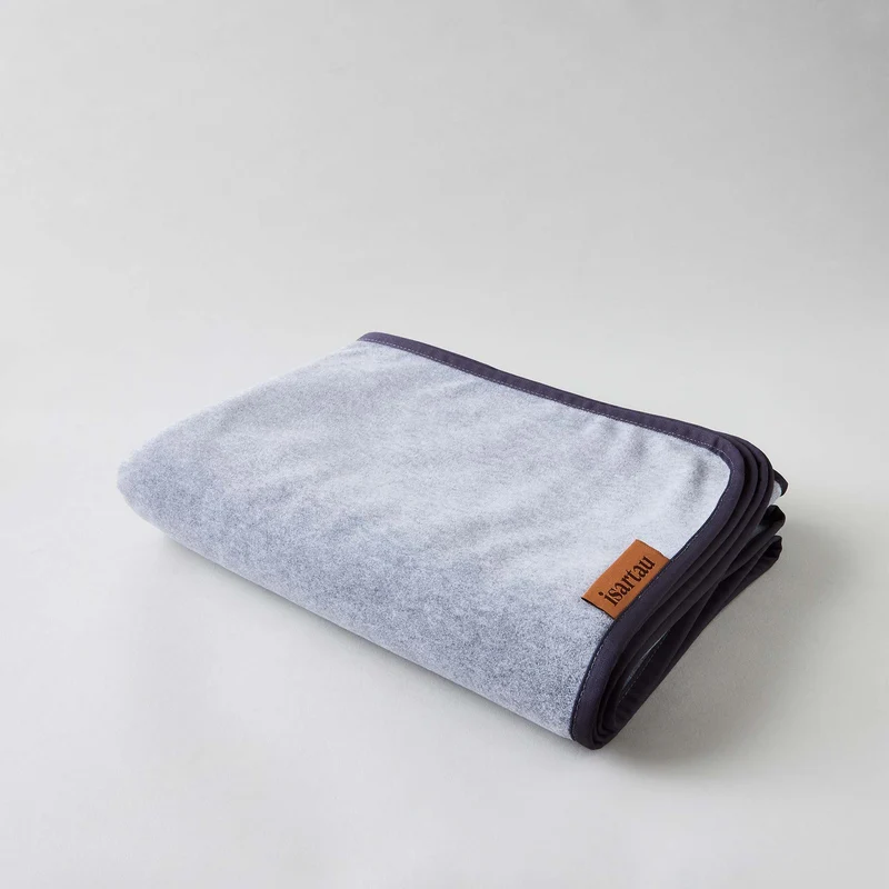 Hundedecke Schmusefleece HELLGRAU, 100×140 cm