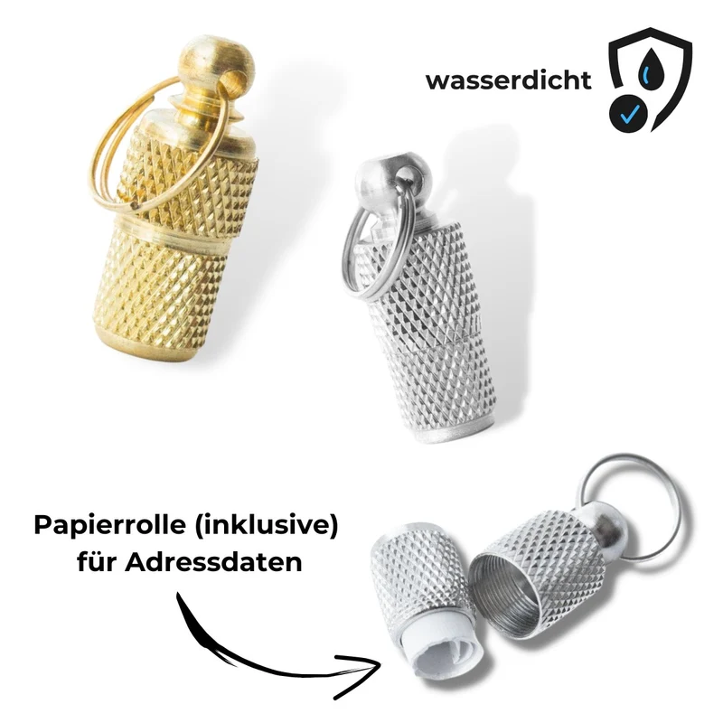 Adressanhänger - wasserfest