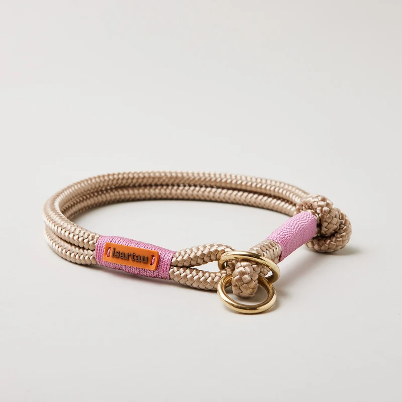 Zugstopp-Halsband Wood Owl ROSE