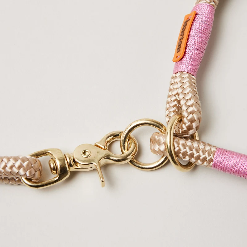 Zugstopp-Halsband Wood Owl ROSE